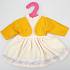 Одежда для кукол: платье с кофточкой  - миниатюра №4