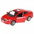 Машина металлическая Honda Civic, длина 12 см, открываются двери, инерционная, цвет красный  - миниатюра №2