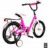 Двухколесный велосипед Мультяшка, диаметр колес 14 дюймов, розовый  - миниатюра №2