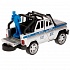 Машина Полиция УАЗ Hunter 11,5 см с фигуркой двери и багажник открываются металлическая инерционная  - миниатюра №4
