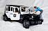 Внедорожник Bruder Jeep Wrangler Unlimited Rubicon - Полиция с фигуркой  - миниатюра №6