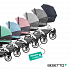 Детская коляска Bebetto Vulcano New ecco 2 в 1, шасси белая/BIA SL03  - миниатюра №16
