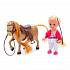 Кукла Hello Kitty  Машенька с лошадкой, 12 см  - миниатюра №1