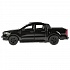 Модель Ford Ranger пикап, черный, 12 см, открываются двери, инерционный  - миниатюра №6