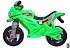 Каталка-мотоцикл беговел ОР501 в 6 - Racer RZ 1, цвет зеленый  - миниатюра №1