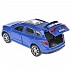 Машина металлическая Renault Koleos, длина 12 см., открываются двери, инерционная, синяя  - миниатюра №3