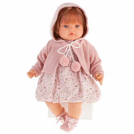 Интерактивная кукла – Изабелла в темно-розовом, 42 см, плачет 