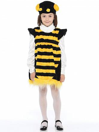 Костюм карнавальный детский - Пчелка из меха, размер 28 
