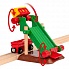 Игровой набор - Сельское поселение с поездом, погрузчиком сена, бульдозером, домашними животными  - миниатюра №3