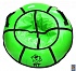 Санки надувные с пластиковым дном – Тюбинг, зеленый, 100 см  - миниатюра №1