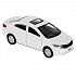 Модель Kia Rio, 12 см, открываются двери, инерционная, белая  - миниатюра №4