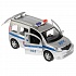 Машина инерционная металлическая Renault Kangoo - Полиция 12 см, открываются двери  - миниатюра №4