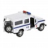 Машина металлическая Land Rover Defender Полиция 12 см, открываются двери, инерция, белая  - миниатюра №3