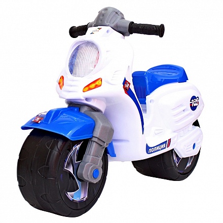 Каталка-мотоцикл-беговел ОР502 - Скутер Полиция 