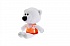 Игрушка мягкая из серии Ми-Ми-Мишки Белая тучка в футболке c пайетками, 20 см  - миниатюра №1