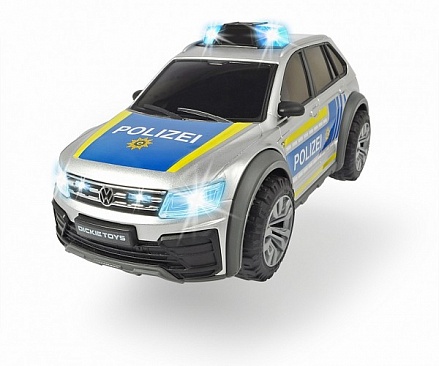 Полицейский автомобиль VW Tiguan R-Line 1:18, свет и звук, 25 см 