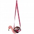 Мягкая сумочка в виде фламинго из пайеток 16 х 18 см  - миниатюра №1