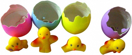Игрушка, растущая в воде - Яйцо с цыпленком 