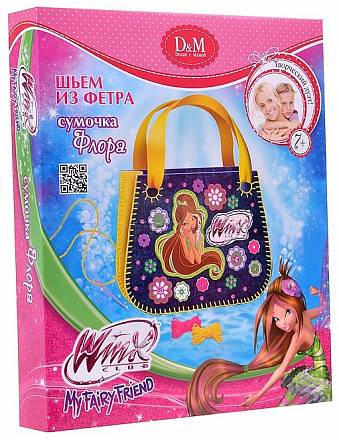 Набор шьем из фетра - сумочка «Флора Winx Club»