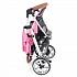 Прогулочная коляска Nuovita Corso, цвет розовый, шасси серебристое  - миниатюра №10
