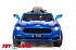 Электромобиль - Ford Mustang, синий, свет и звук  - миниатюра №1