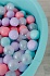 Сухой бассейн Romana - Airpool ДМФ-МК-02.53.01, бирюзовый с розовыми шариками  - миниатюра №2
