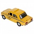Инерционная металлическая модель - Ваз-2106 жигули - Такси 12 см, цвет желтый  - миниатюра №1