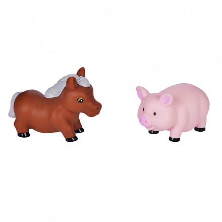 Набор для купания - Лошадка и свинка 