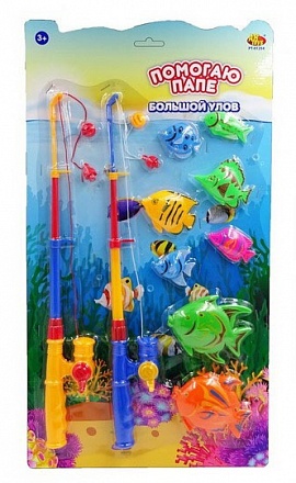 Игровой набор с 2 удочками и 8 рыбками – Рыбалка. Большой улов 