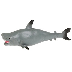Игрушка пластизоль тянучка/гель - Тигровая акула, 19,5 см (Играем вместе, W6328-182T-R) - миниатюра