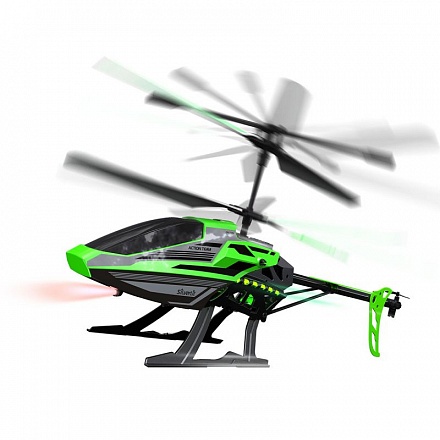 Трехканальный вертолет на р/у, 46 см, зеленый 