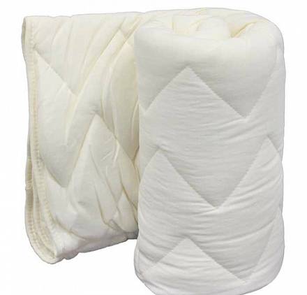 Одеяло для новорожденных, силиконизированное волокно, кремовое 