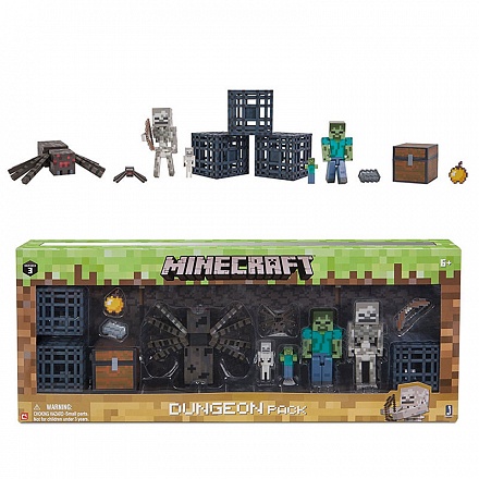 Набор фигурок из серии Minecraft - Dungeon Подземелье, 6 фигурок 