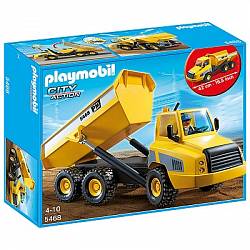 Игровой набор Стройка: Промышленный самосвал (Playmobil, 5468pm) - миниатюра