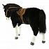 Мягкая игрушка - Лошадь карликовая черная в натуральную величину, 70 см  - миниатюра №3