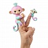 Интерактивная обезьянка Fingerlings – Эшли с малышом, 12 см, звук  - миниатюра №1