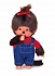 Девочка Мончичи в комбинезоне и красной футболке, 20 см  - миниатюра №2