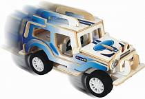 Модель деревянная сборная – Внедорожник, с механизмом (Wooden Toys, HL005A) Модель деревянная сборная – Внедорожник, с механизмом (Wooden Toys, HL005A)