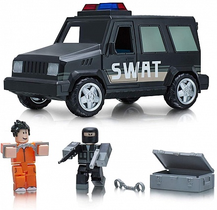 Игровой набор Roblox - Машина с фигурками Jailbreak: Swat Unit 