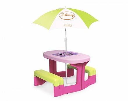 Столик для детского отдыха с зонтиком серии Minnie 