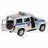 Джип УАЗ Patriot полиция, 12 см, открываются двери и багажник, инерционный механизм  - миниатюра №4