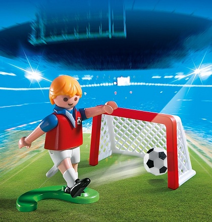 Игровой набор Яйцо - Футболист с воротами и мячом 