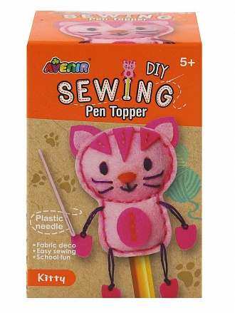 Набор для шитья - Насадка на карандаш: котенок 