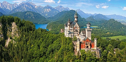 Пазлы Castorland – Замок Нойшванштайн Германия, 4000 элементов 