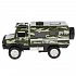 Машина Военный грузовик камуфляж 14 см свет-звук двери открываются металлическая инерционная  - миниатюра №2