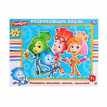 Развивающий пазл в рамке – Фиксики, 15 деталей (Умка, 4690590109373sim) Развивающий пазл в рамке – Фиксики, 15 деталей (Умка, 4690590109373sim)