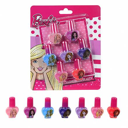 Игровой набор детской декоративной косметики для ногтей – Barbie 