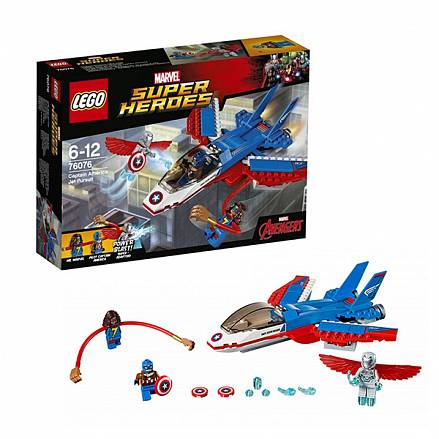 Lego Super Heroes. Воздушная погоня Капитана Америка 