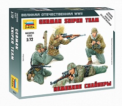 Модель сборная - Немецкие снайперы (Звезда, 6217з) - миниатюра