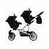 Детская прогулочная коляска Bebetto 42 Sport для двойни, шасси белая/BIA, цвет – 399  - миниатюра №13